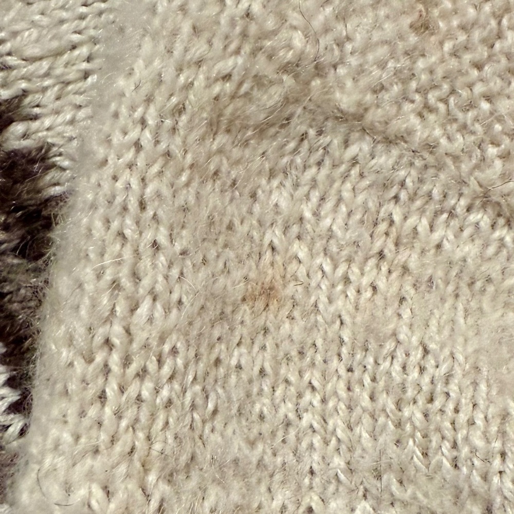 Vintage Alpaca Hand-Knit Poncho/Wrap - Picture 4 of 8